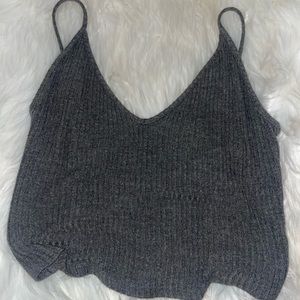 Brandy Melville Grey Knit Tank